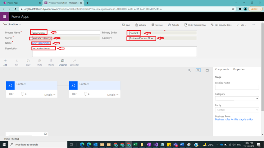 Understand BPF Stages and Data Steps in Dynamics CRM